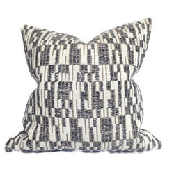 Saya Pillow Cover in Grey, Designer Pillows