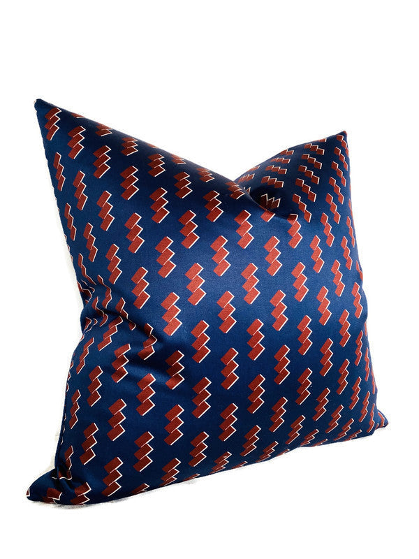 Shono Pillow Cover in Blue, Designer Pillows