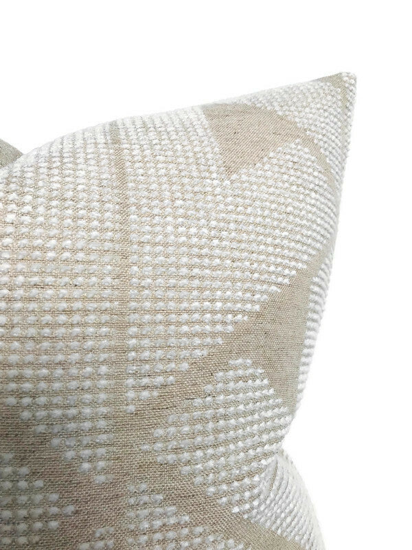 Schumacher Sierra Pillow Cover in Natural