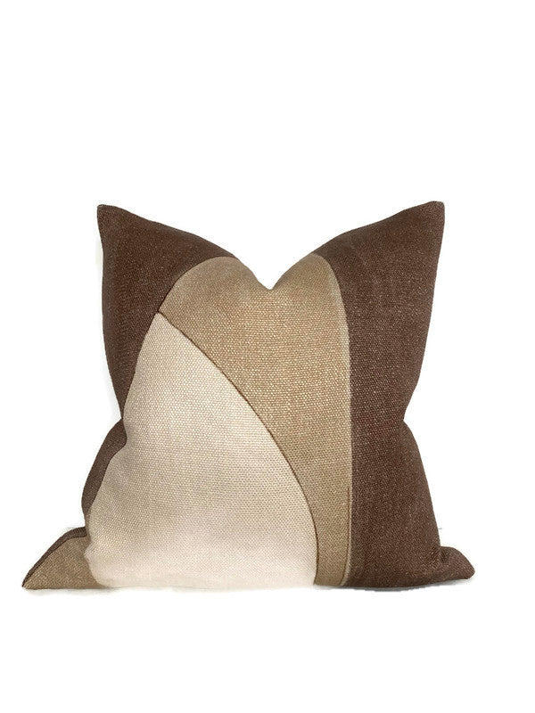 Ready to Ship, 16x16, Kelly Wearstler District Pillow Cover in Silt Brown