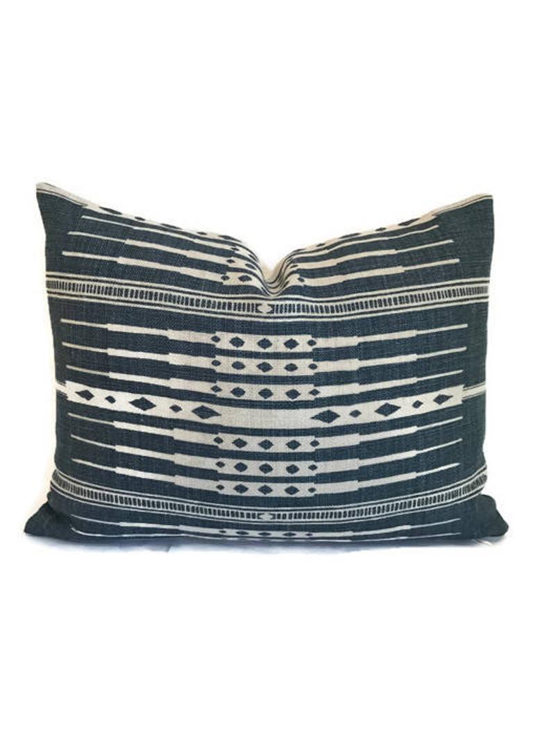 Peter Dunham Tangiers Pillow Cover in Indigo