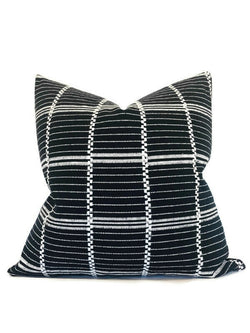 Elliot Pillow Cover in Black