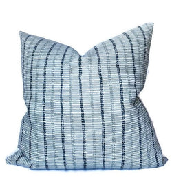 Clay McLaurin Taza Pillow Cover in Mineral Blue