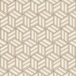 Schumacher Tumbling Blocks Wallpaper