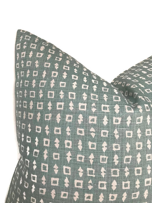 Peter Dunham Wabi Pillow Cover in Ocean