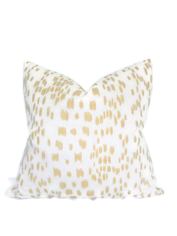 Les Touches Pillow Cover in Canary Yellow